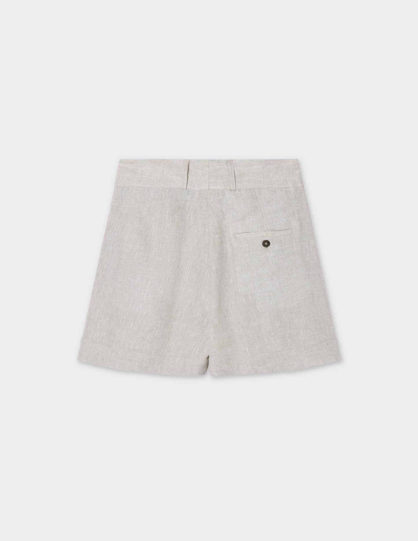 Double-pleat shorts