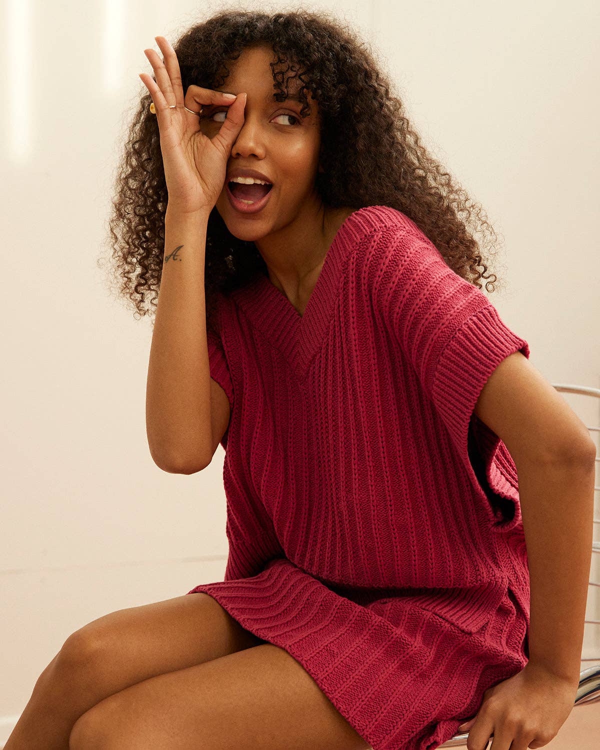 Lapas Mini Skirt: Cotton