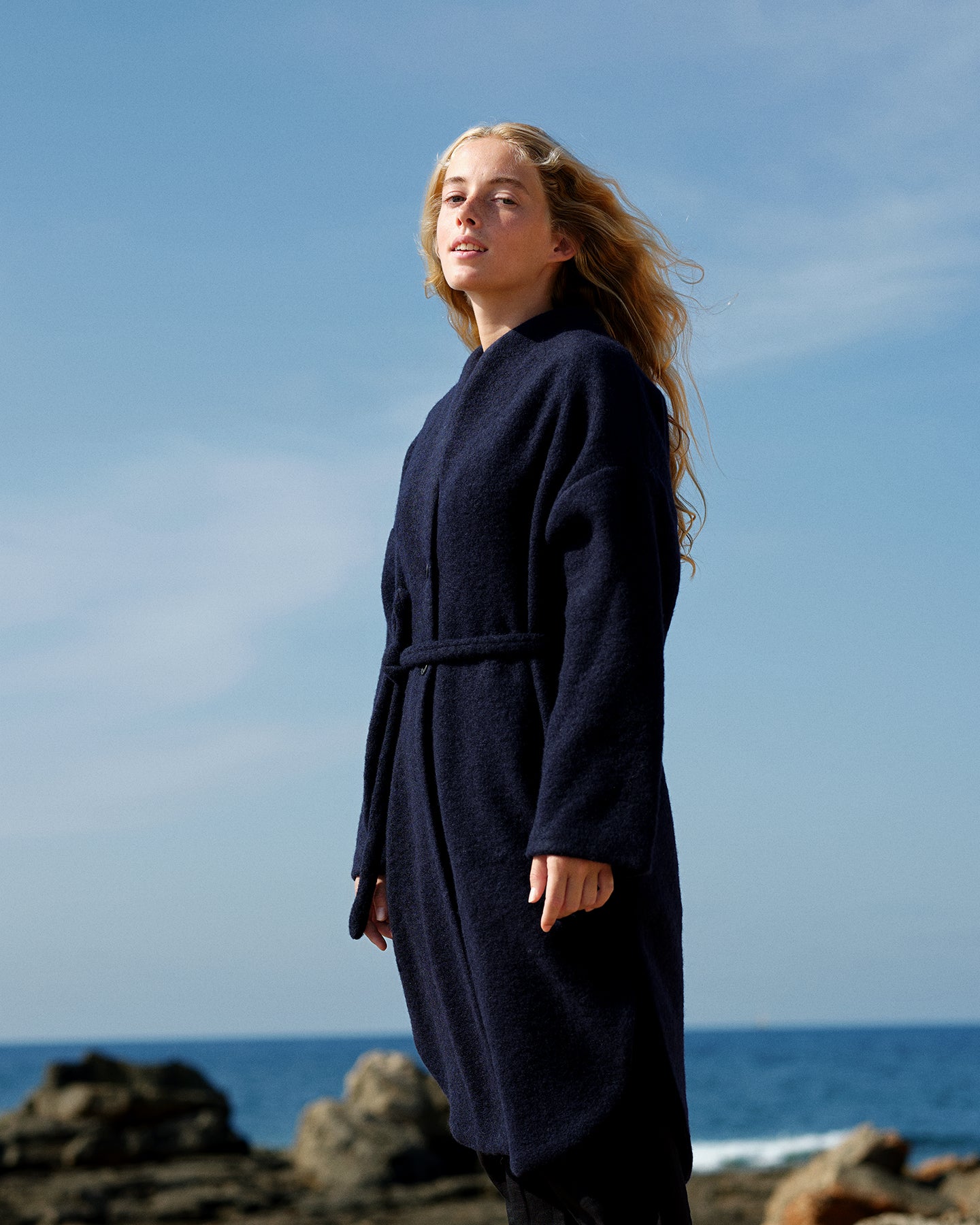 CIGALA COAT organic wool