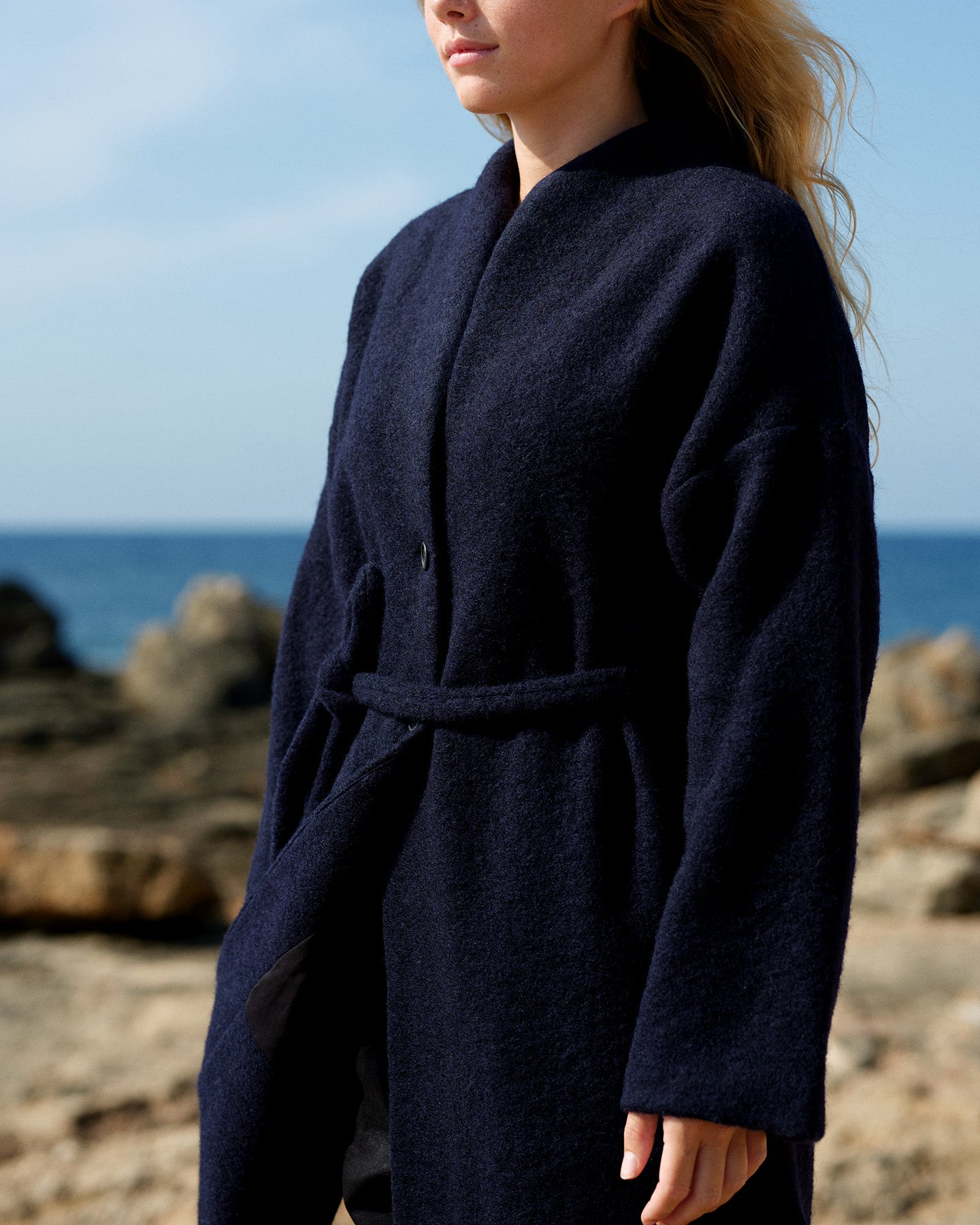 CIGALA COAT organic wool