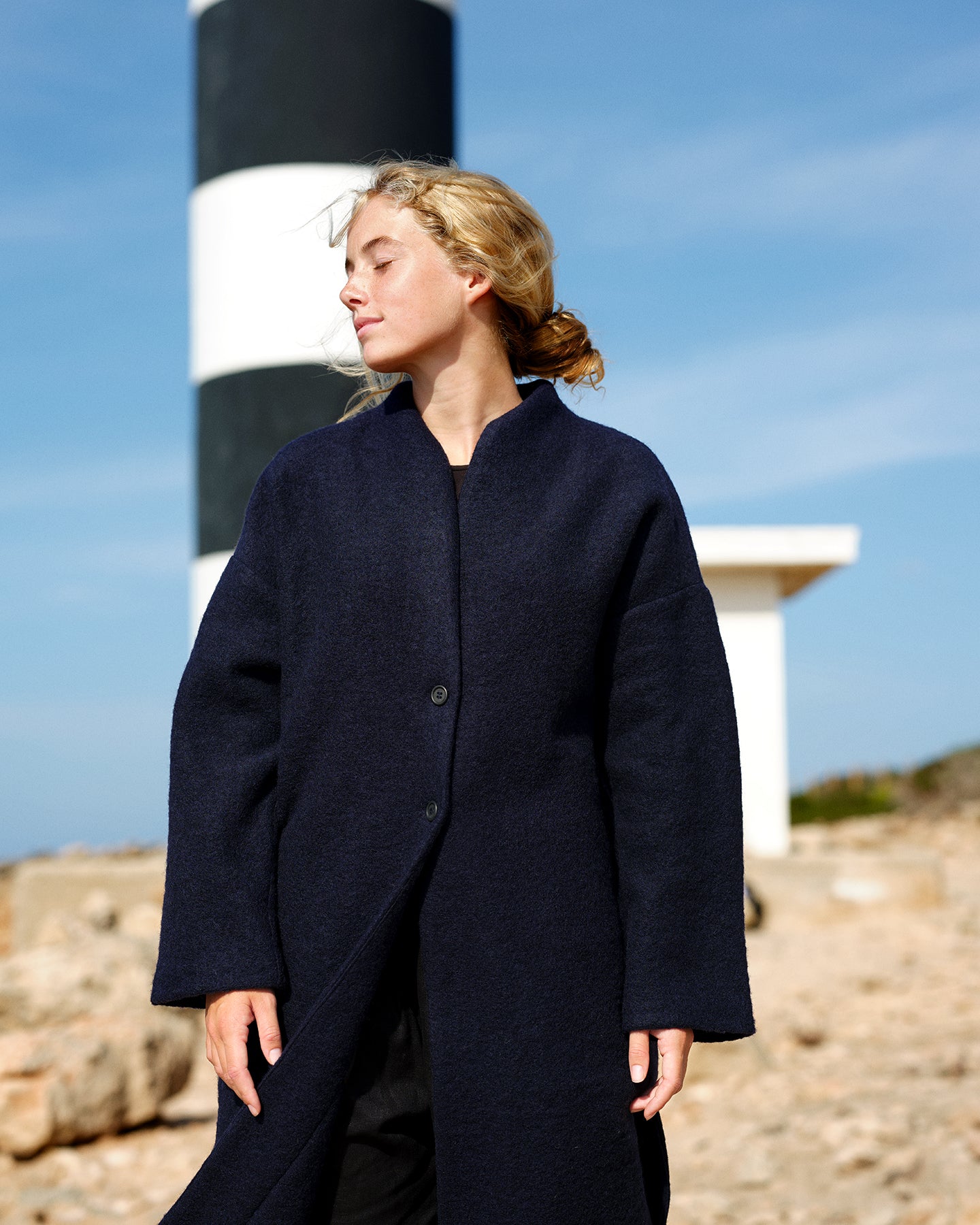 CIGALA COAT organic wool