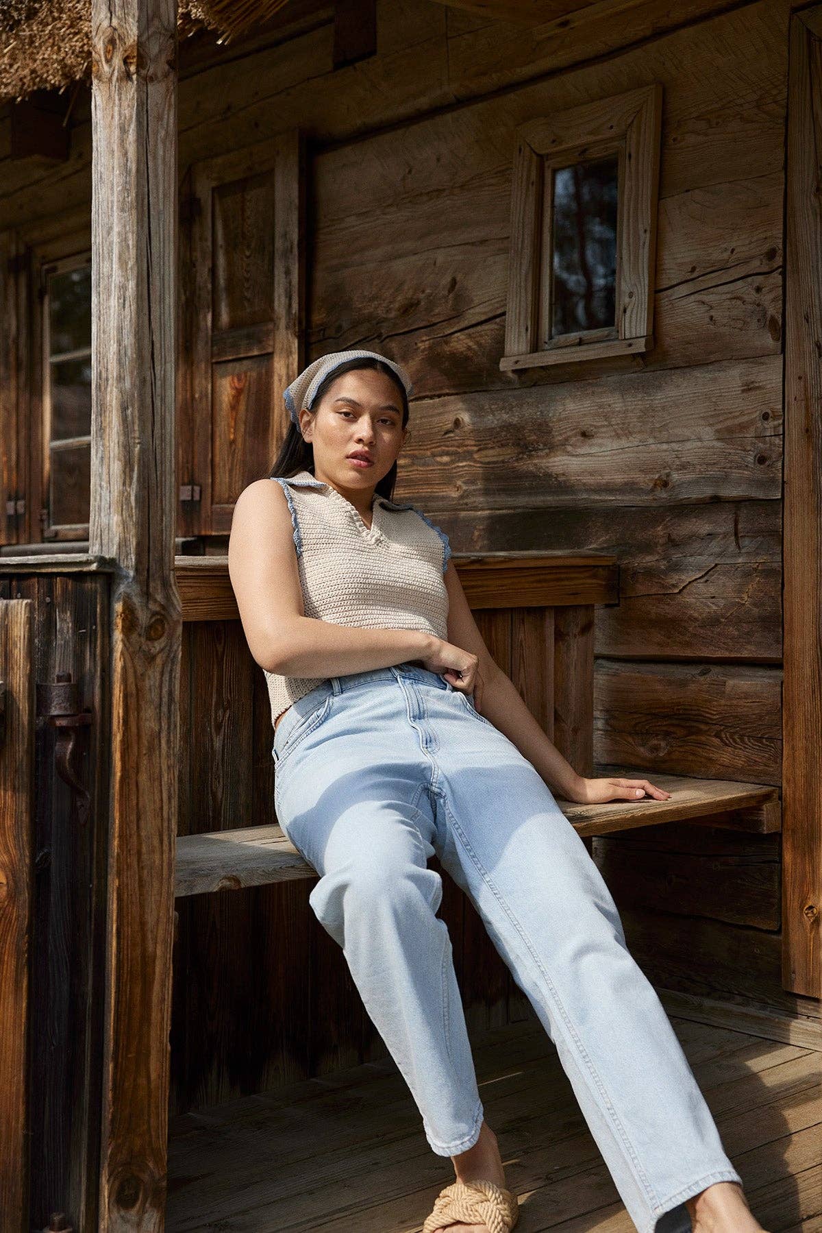 Aukštaitija Cotton Crop Top | oat