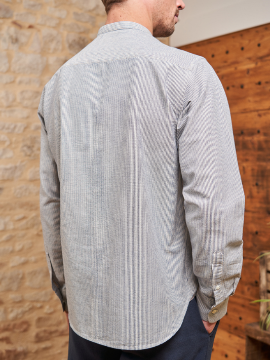 Gabriel Shirt | Blue Stripe