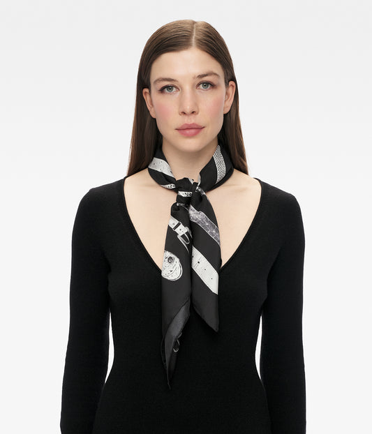 Belt Collector Scarf | Black