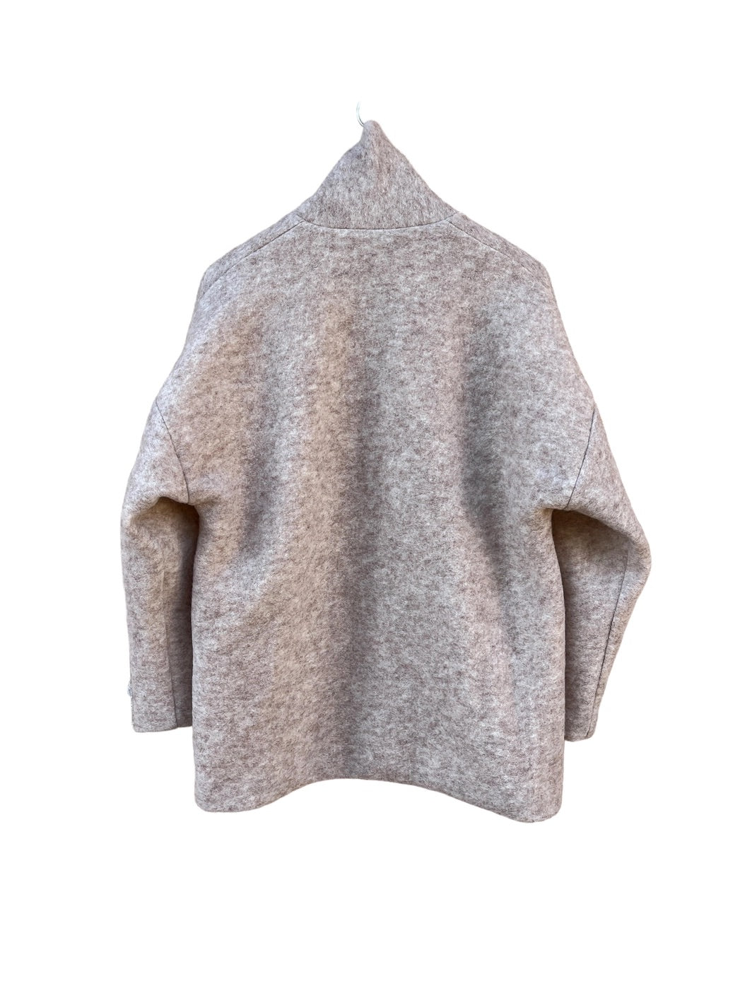 314 BRUC JACKET beige organic wool