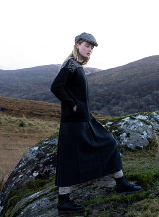 Geelong Lambswool Herringbone Stitch Sweater