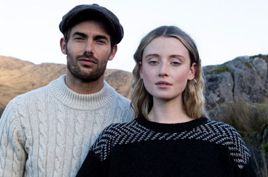 Geelong Lambswool Herringbone Stitch Sweater