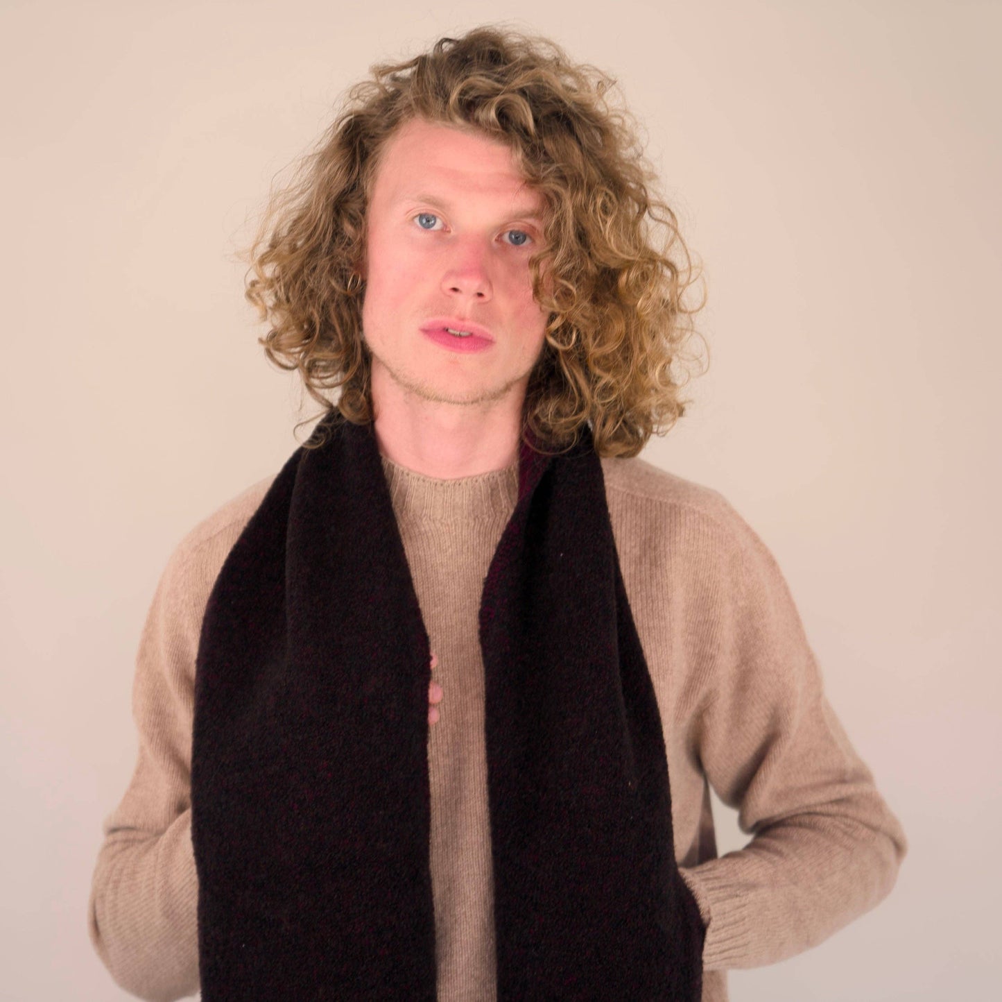 Soufflé - Piccadilly Scarf - Brown Velvet