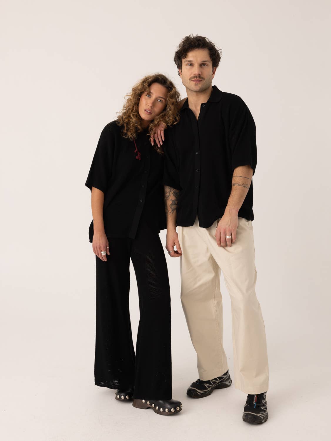 Sutemos: Cotton Shirt | Black