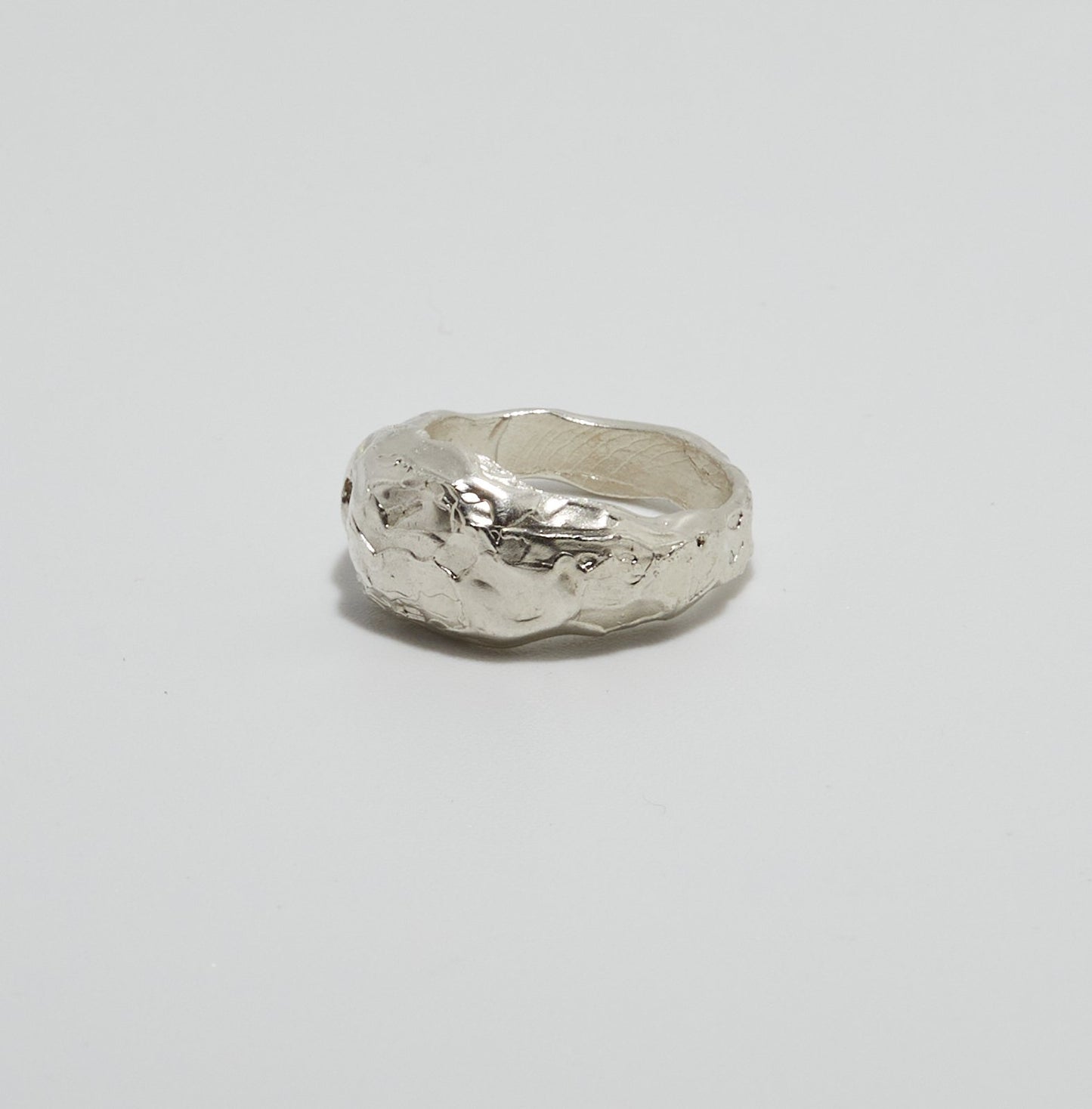 Liquify ~ Small Dome | Sterling Silver