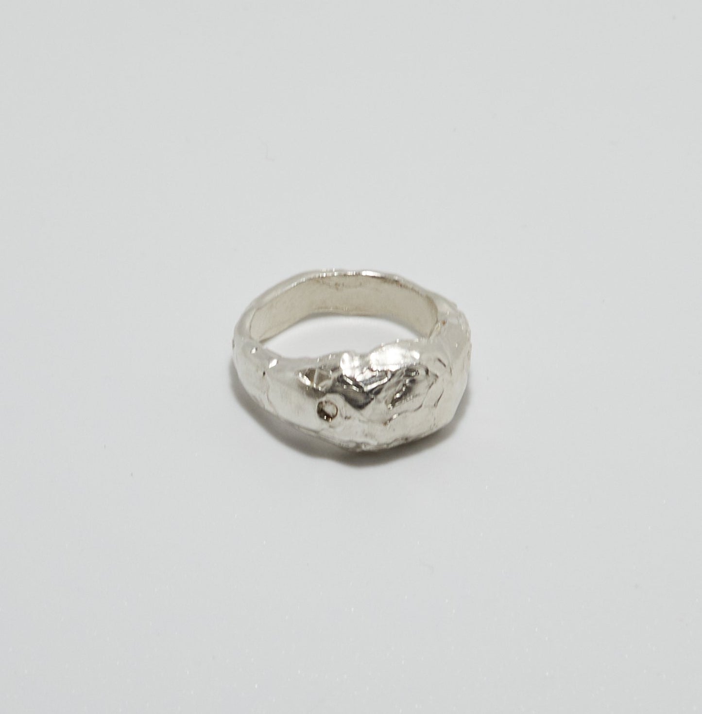 Liquify ~ Small Dome | Sterling Silver