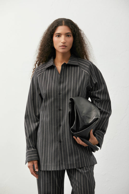 Raglan cotton//cashmere shirt