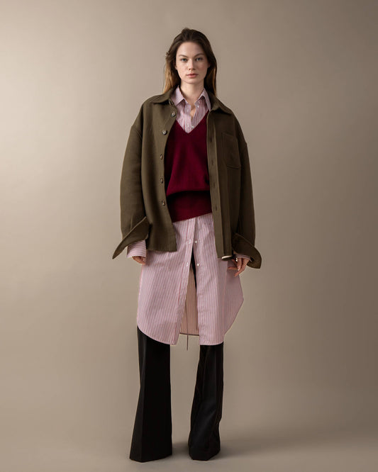 Corset detail shirtdress