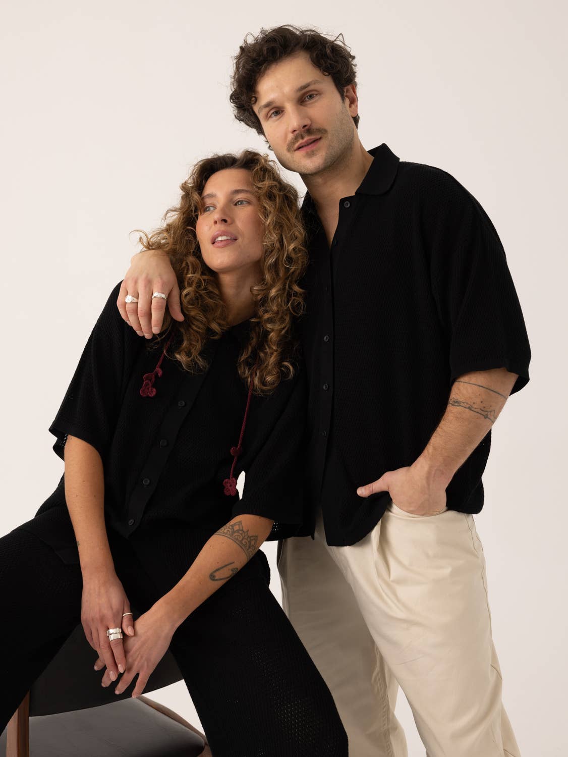 Sutemos: Cotton Shirt | Black