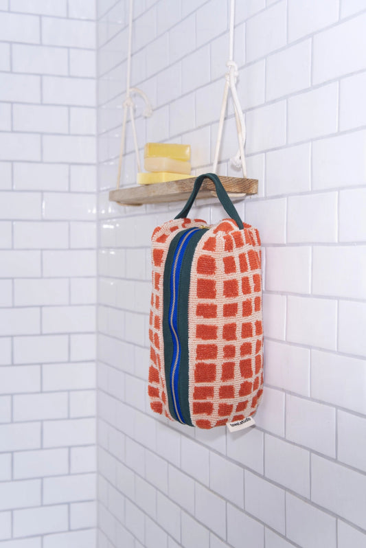 Bold Grid Toiletry Bag | Barn