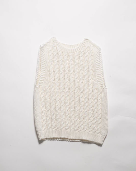 Fine cotton braided tank top