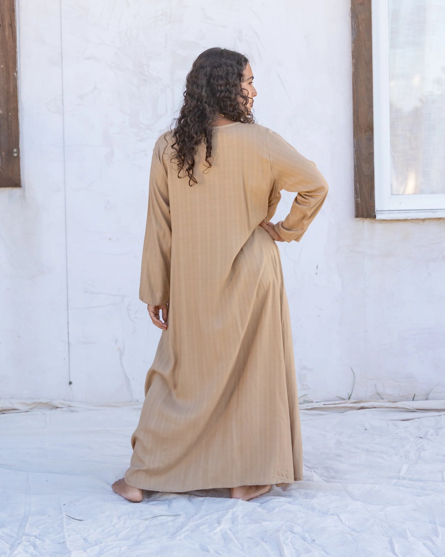 Santo Wrap Dress | Organic Sugarcane