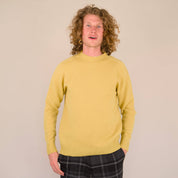 Geelong Lammwolle – Nahtloser Rundhalsausschnitt | Messing