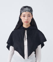 B–R–B just Spiralling Scarf | Black