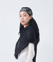 B–R–B just Spiralling Scarf | Black