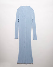 Long cardigan in fine cotton
