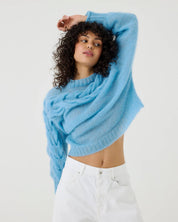 Jūra: Handmade Sea Glass Silk & Mohair Sweater