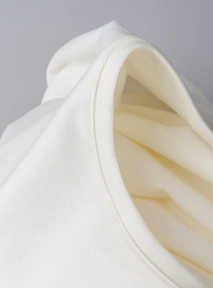 Organic cotton Essential t-shirt | warm white
