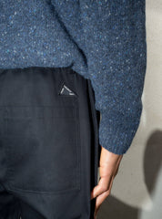 Relaxed pleated pants