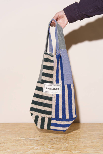 Crosswalk Mini Tote | Forest Blue