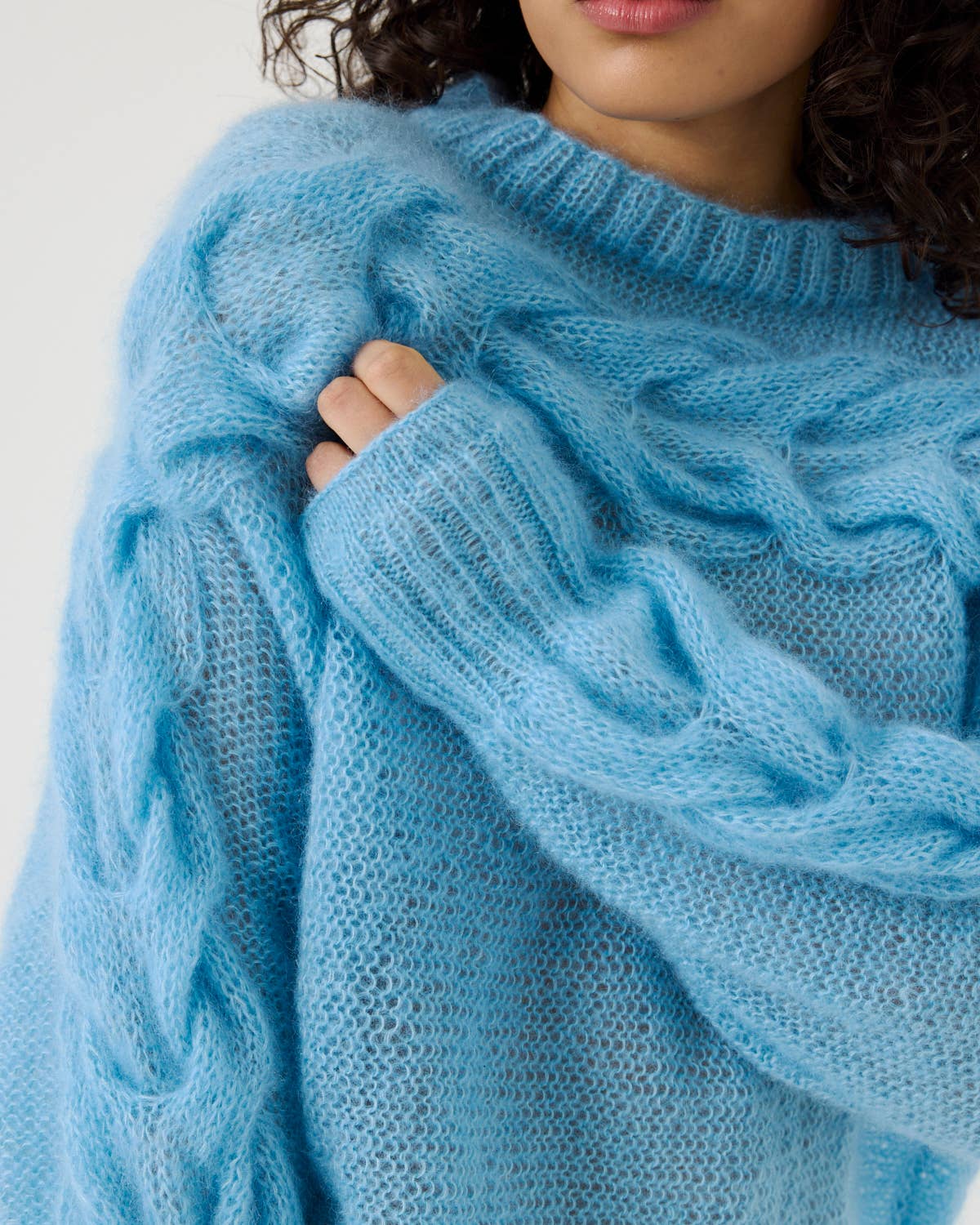 Jūra: Handmade Sea Glass Silk & Mohair Sweater
