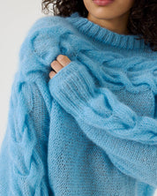 Jūra: Handmade Sea Glass Silk & Mohair Sweater