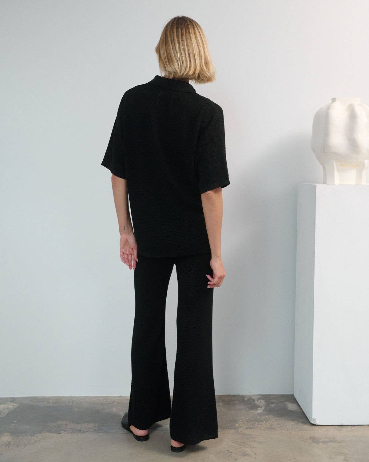 Sutemos: Cotton Shirt | Black