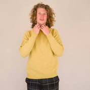 Geelong Lammwolle – Nahtloser Rundhalsausschnitt | Messing