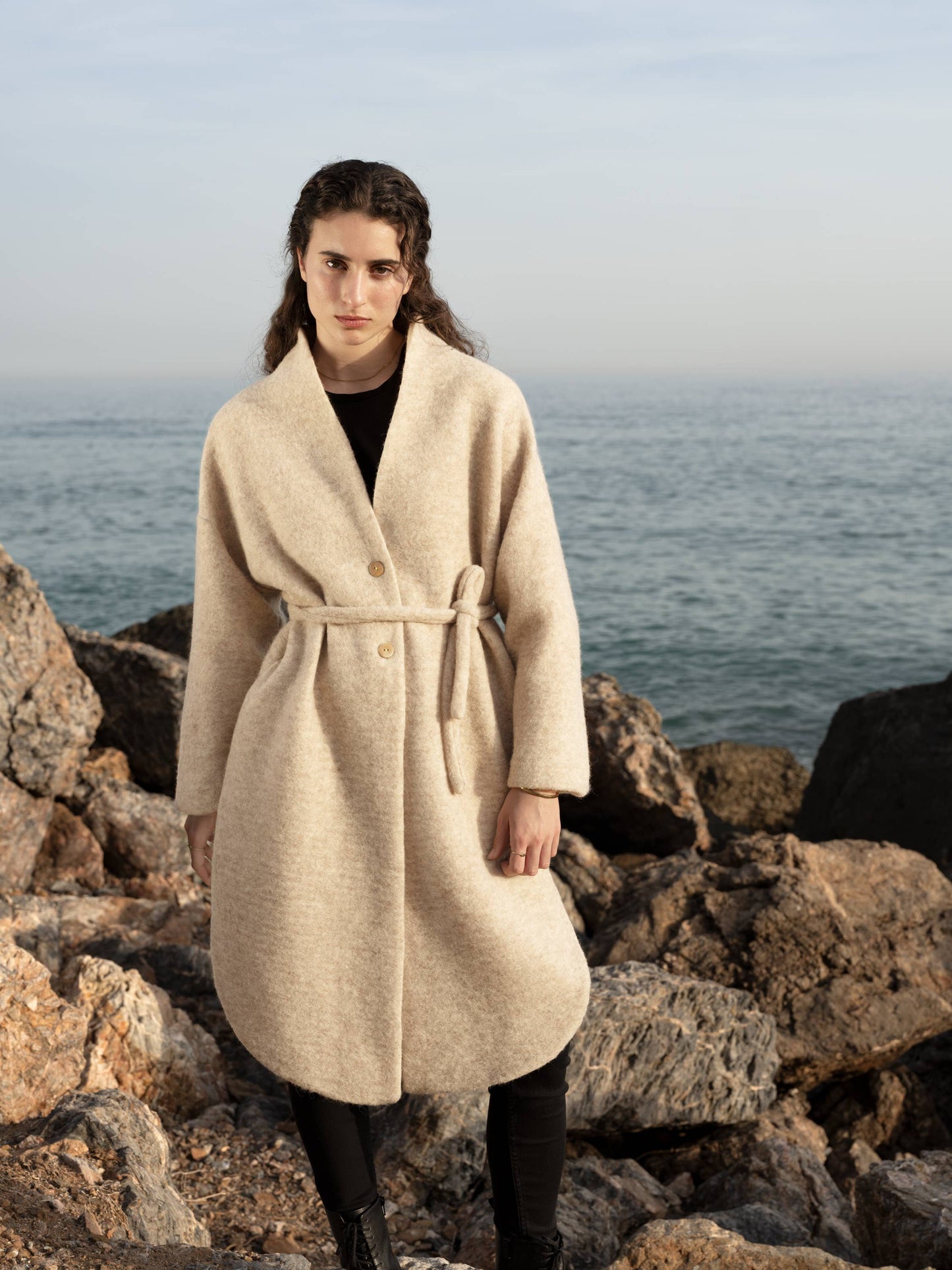 CIGALA COAT organic wool