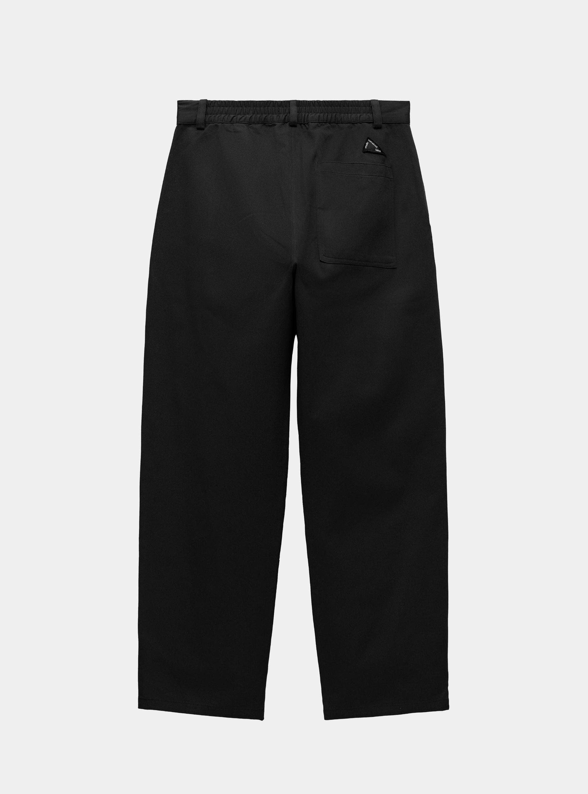 Relaxed pleated pants