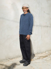 Relaxed pleated pants