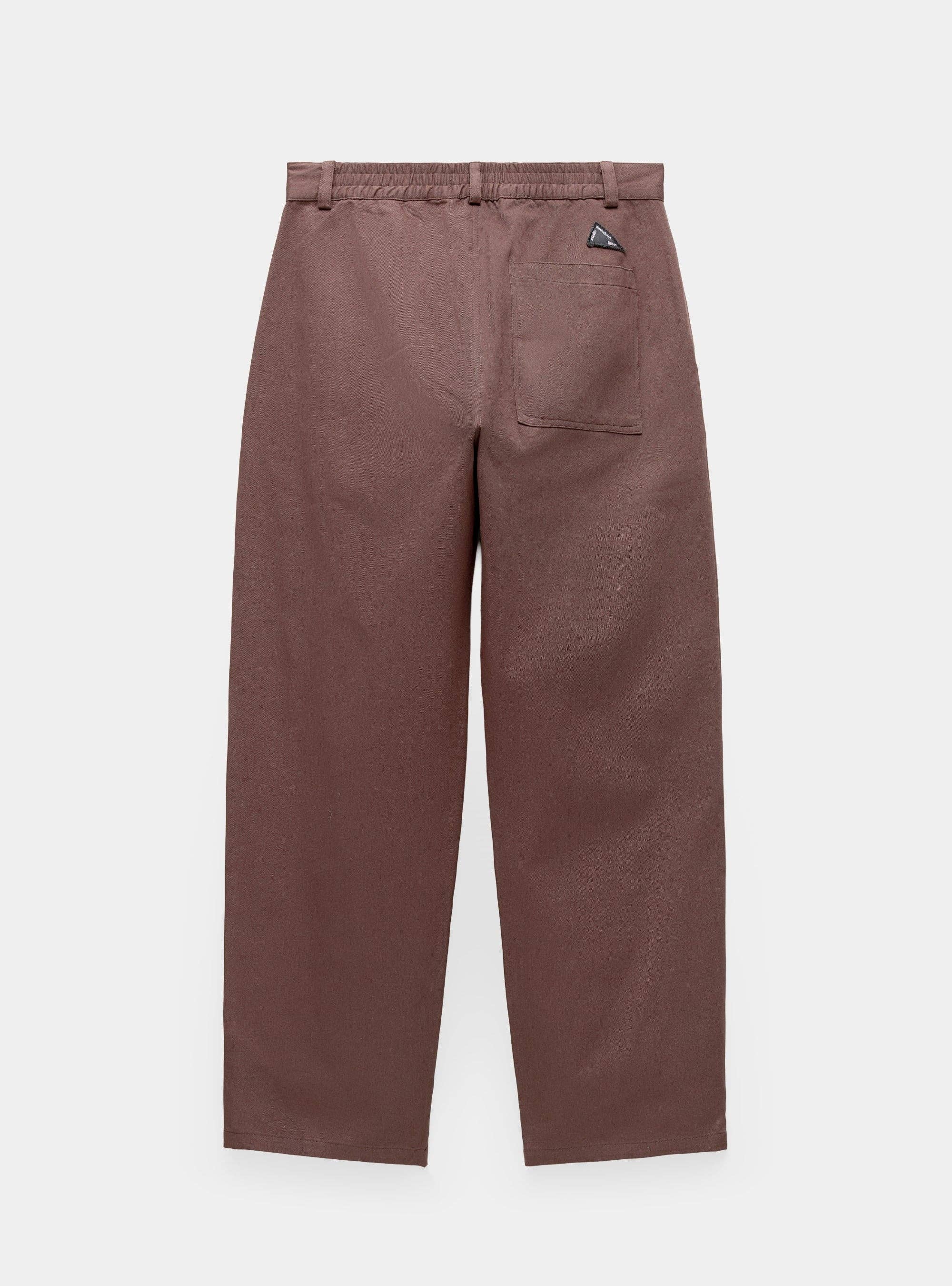 Relaxed pleated pants