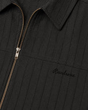 Fairway LS Zip Jacket Charcoal Herringbone