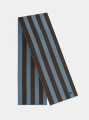 Stripes knitted scarf