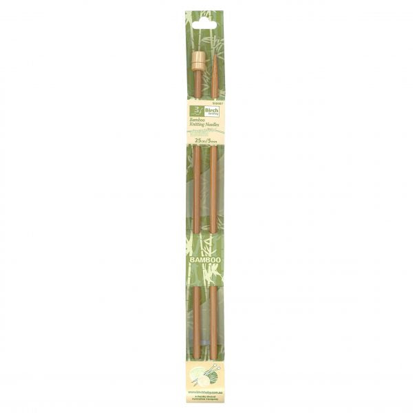 Bamboo Knitting Needles 25cm