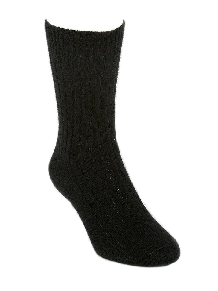 Merino and Possum socks | Black