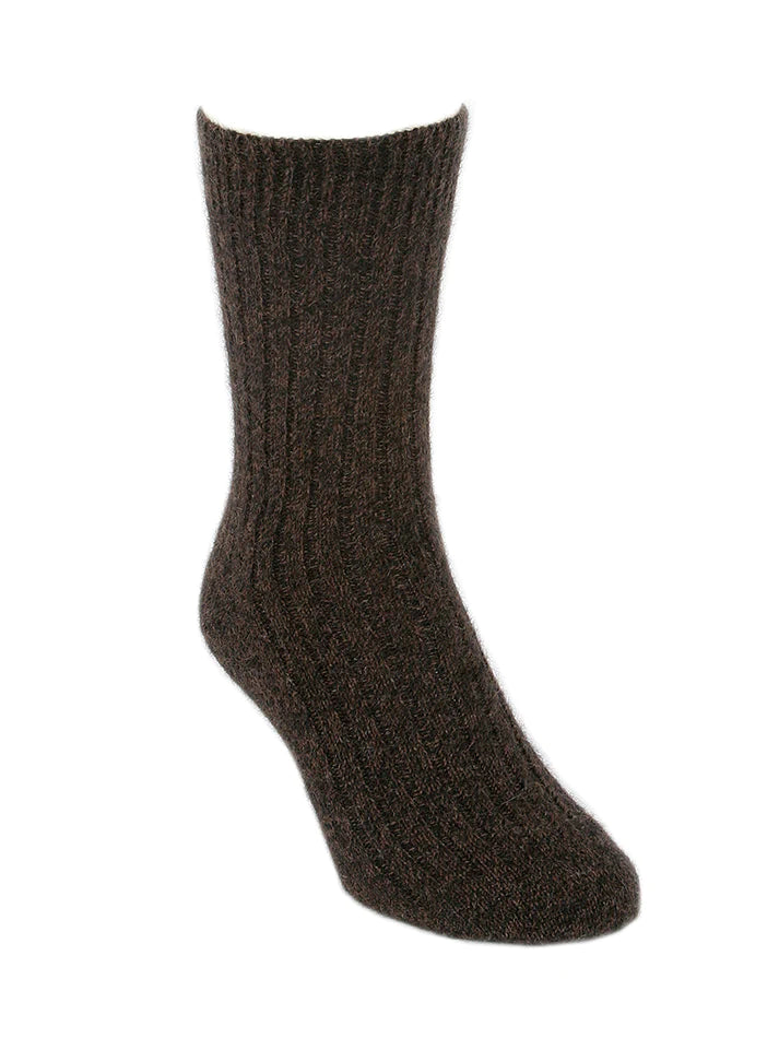 Merino and Possum socks | Brown