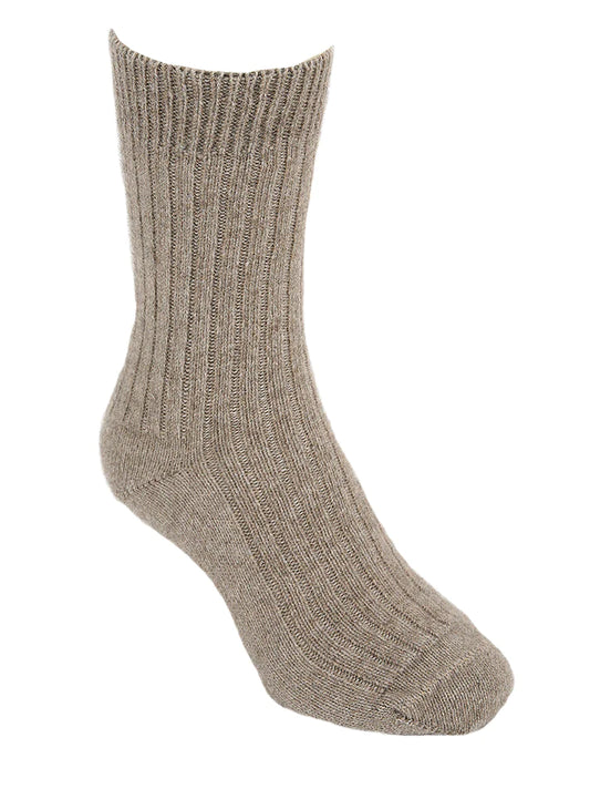 Merino and Possum socks | Natural