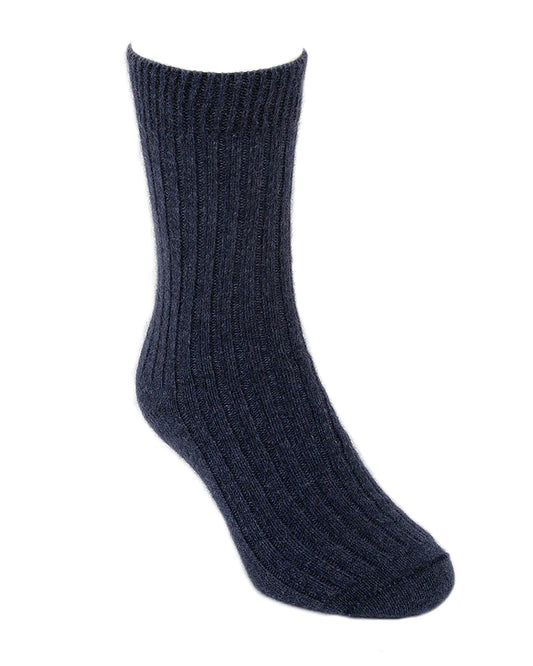 Merino and Possum socks | Denim