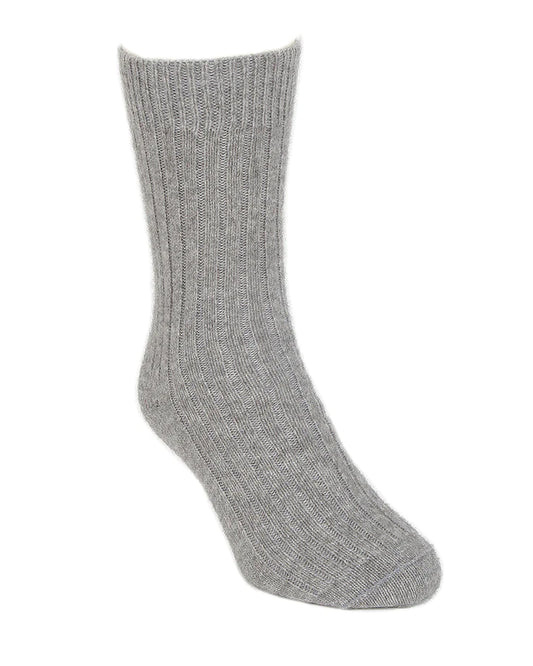 Merino and Possum socks | Silver