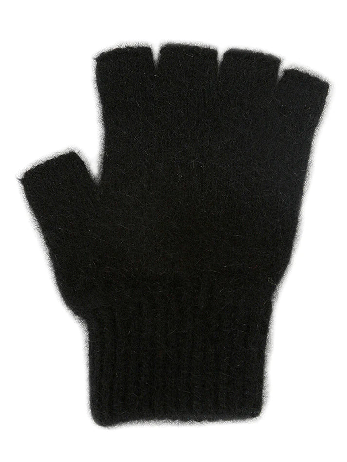 Fingerlose Handschuhe | Schwarz