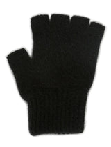 Fingerlose Handschuhe | Schwarz