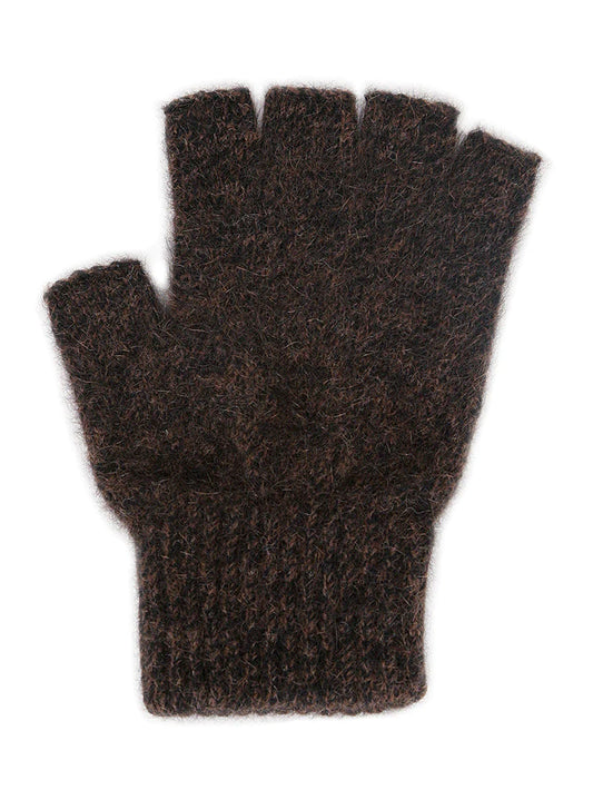 Fingerless gloves | Brown