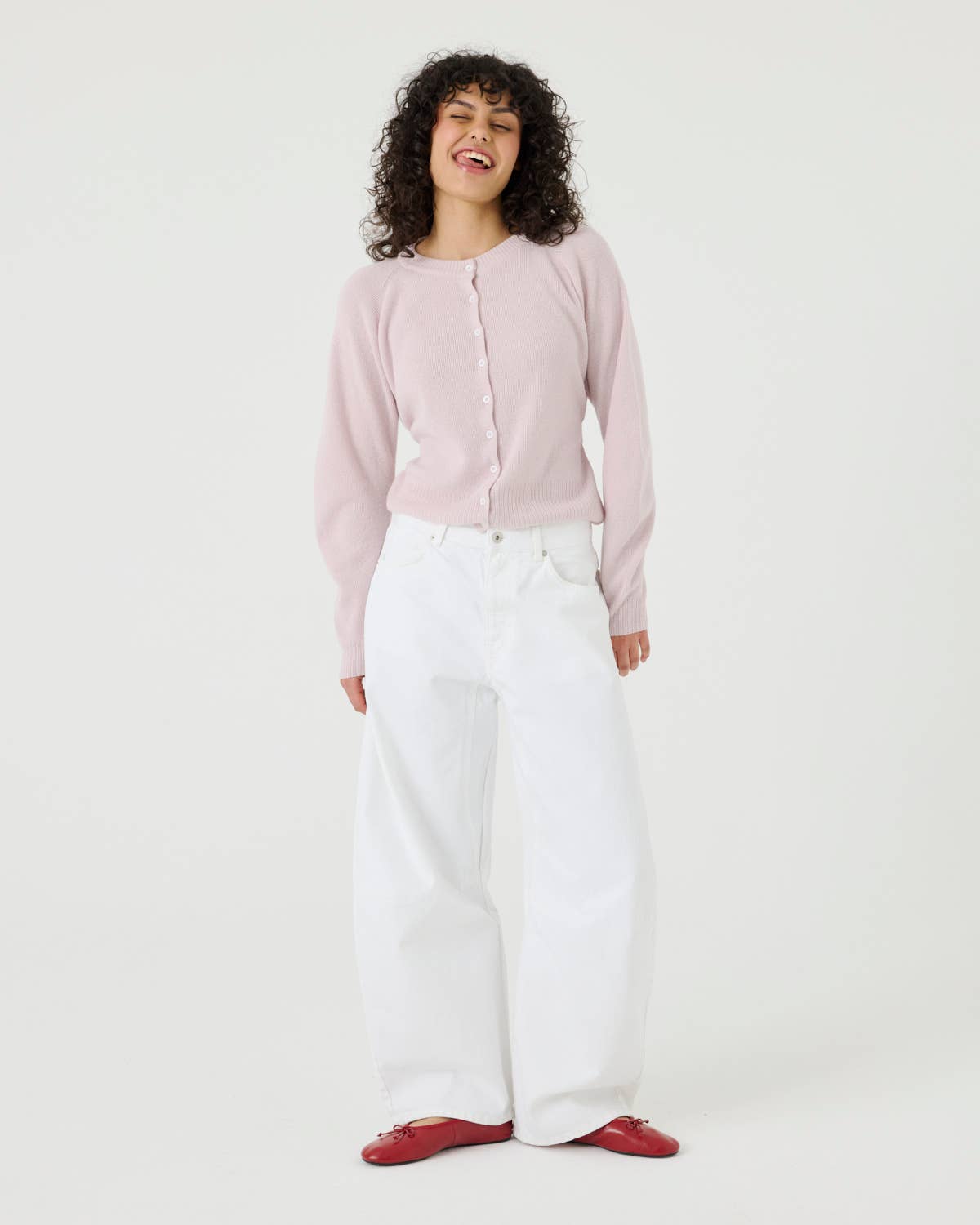 Indraja: Wool Cashmere Cardigan