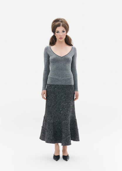 Retired Cheerleader V Neck tee